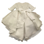 ALLEGRA  abito manica 3/4 tinta unita con fiocco Bianco per Neonata A1399A BIANCO ALLEGRA 