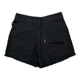 Aniye By Girl Short In Denim tinta unita Nero per Bambina P11115039 NERO ANIYE BY GIRL 