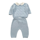 Le Coconne Completo 2 Pezzi Maglia-Pantalone  per Neonato LCN2594 AZZURRO LE COCONNE 