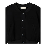 TWINSET bomber tinta unita con bottoni Nero per Bambina 242GJ2010 NERO TWINSET 