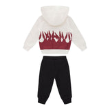 ICEBERG completo bicolore 2pz felpa-pantalone Bianco/nero per Bambino CFICE5305NB BIANCO/NERO ICEBERG 