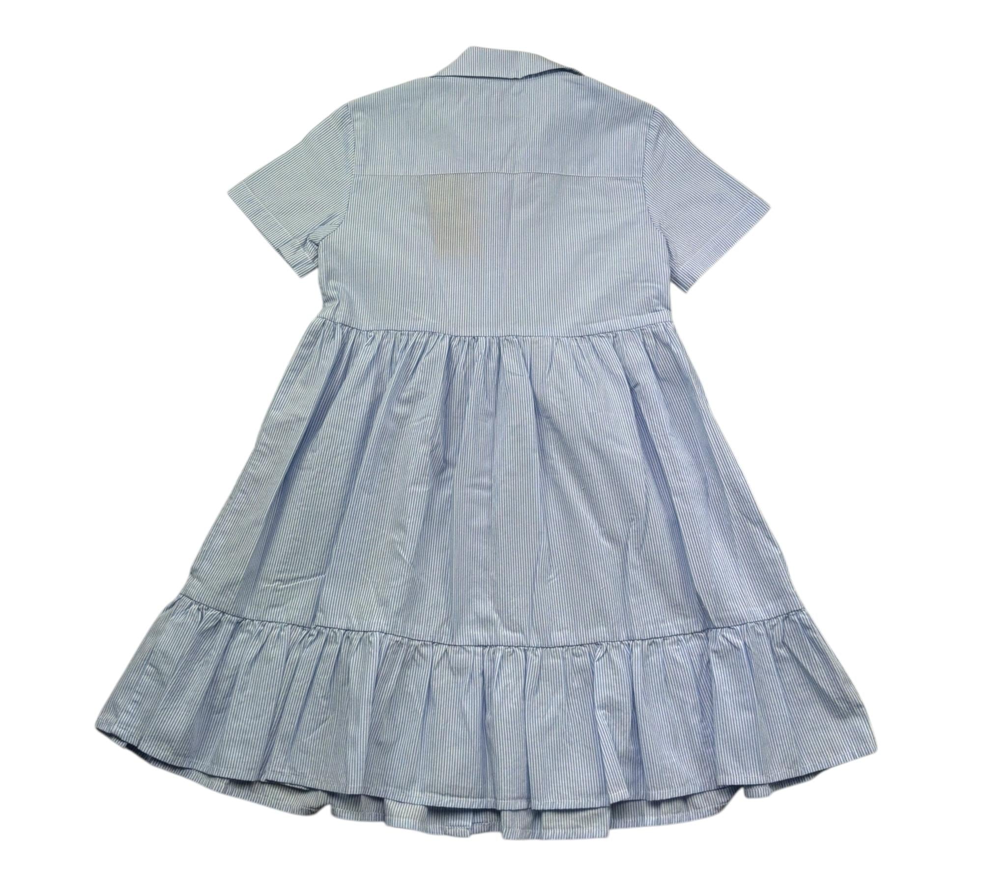 Saint Barth Abito Mezza Manica Fantasia A Righe per Bambina MISSY00 AZZURRO SAINT BARTH 