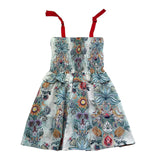 Just Cavalli Abito Stampa Fantasia con Bretelle In Contrasto per Bambina JGP26120VE MULTICOLOR JUST CAVALLI 