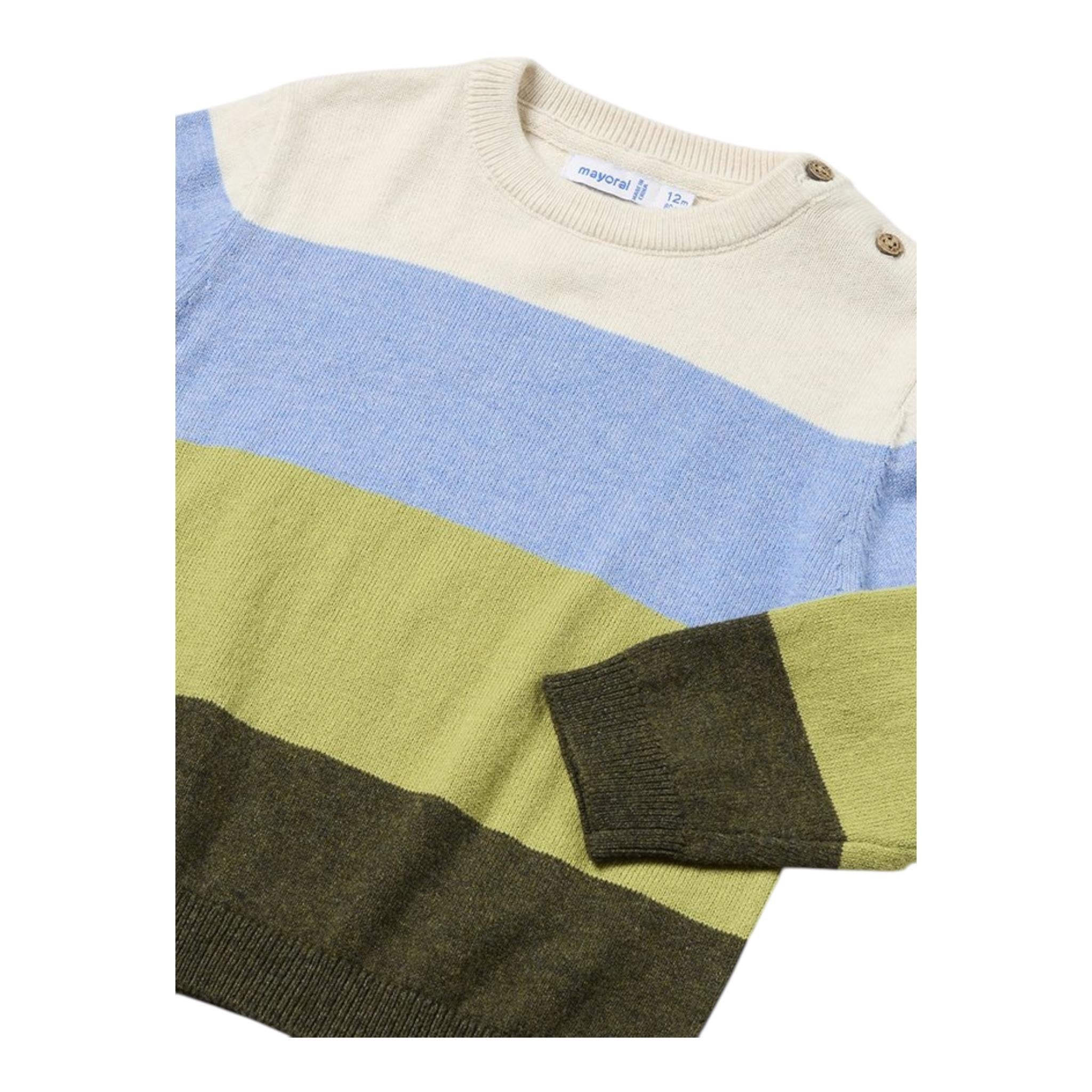 MAYORAL maglia tricolore con fantasia a righe Multicolor per Neonato 2315 MULTICOLOR MAYORAL 