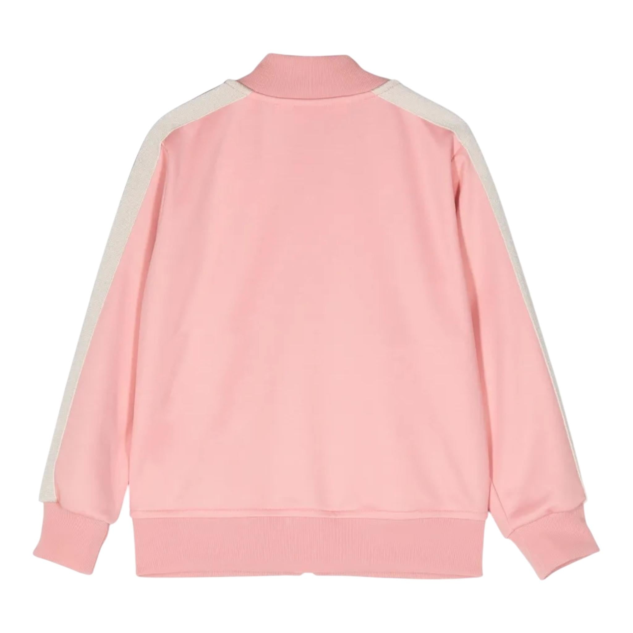 Palm Angels Felpa Tinta Unita con Zip per Bambina PGBD002C99 ROSA PALM ANGELS 