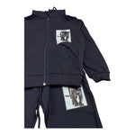 DRESS MOTION IS LIFE completo 2 pezzi felpa-pantalone tinta unita Blu per Bambino DRE3010 BLU DRESS MOTION IS LIFE 