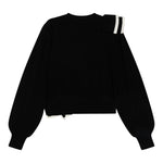 TWINSET maglia tinta unita con balze Nero per Bambina 242GJ3021 NERO TWINSET 