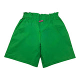 Nanan Short Tinta Unita con Elastico In Vita Verde per Bambina