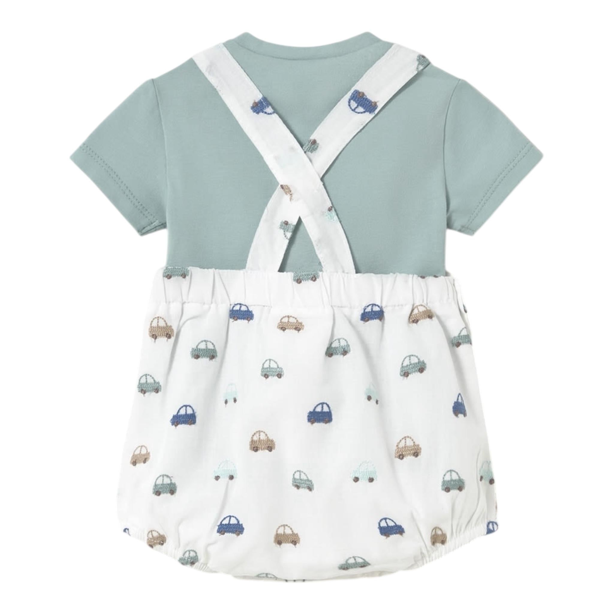 Mayoral Completo 2 Pezzi T-Shirt-Pagliaccetto per Neonato 1608 BIANCO MAYORAL 