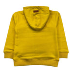 TRUSSARDI felpa chiusa con cappuccio tinta unita cn stampa Giallo per Bambino TIA24116FEJ GIALLO TRUSSARDI 