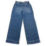 LIU JO jeans tinta unita con girovita regolabile modello palazzo Blu per Bambina GF3105MA040 BLU LIU JO 