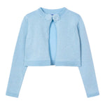 Mayoral Coprispalle Tinta Unita Glitterato per Bambina 321 AZZURRO MAYORAL 