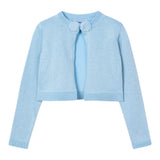 Mayoral Coprispalle Tinta Unita Glitterato per Bambina 321 AZZURRO MAYORAL 