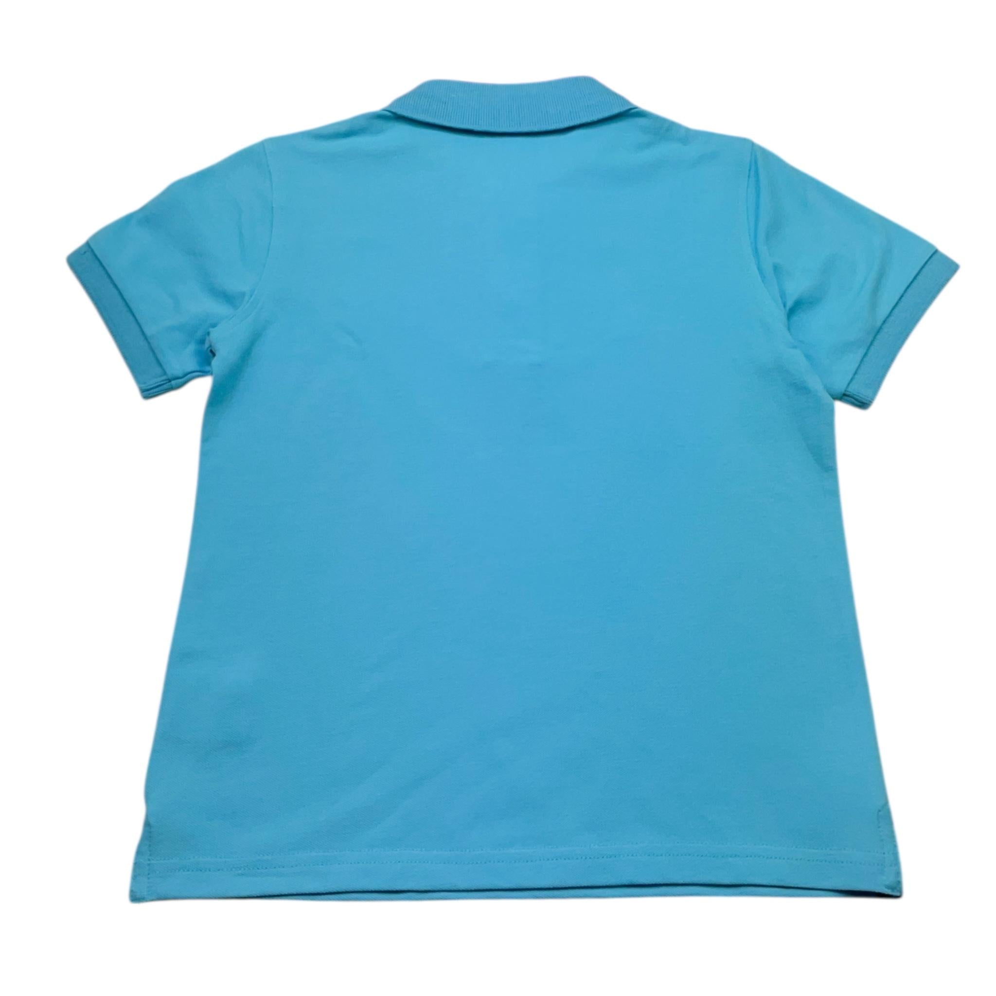 Sun68 Polo Mezza Manica Tinta Unita con Stampa per Bambino CPA35313 AZZURRO SUN68 