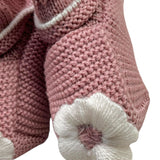 MARLU' babbucce tinta unita con applicazioni Rosa per Neonata BABB ROSA MARLU' 