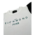 John Richmond T-Shirt tinta unita con Stampa E Rouches Bianco per Bambina RGP23070TS BIANCO JOHN RICHMOND 