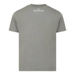 Stone Island T-Shirt Girocollo Tinta Unita con Logo per Bambino K1S162100012 VERDE STONE ISLAND 