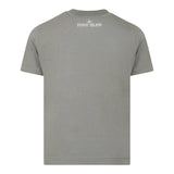 Stone Island T-Shirt Girocollo Tinta Unita con Logo per Bambino K1S162100012 VERDE STONE ISLAND 