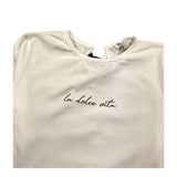 LALALU' shirt girocollo tinta unita con tulle Bianco per Bambina TSL170NBN BIANCO LALALU' 