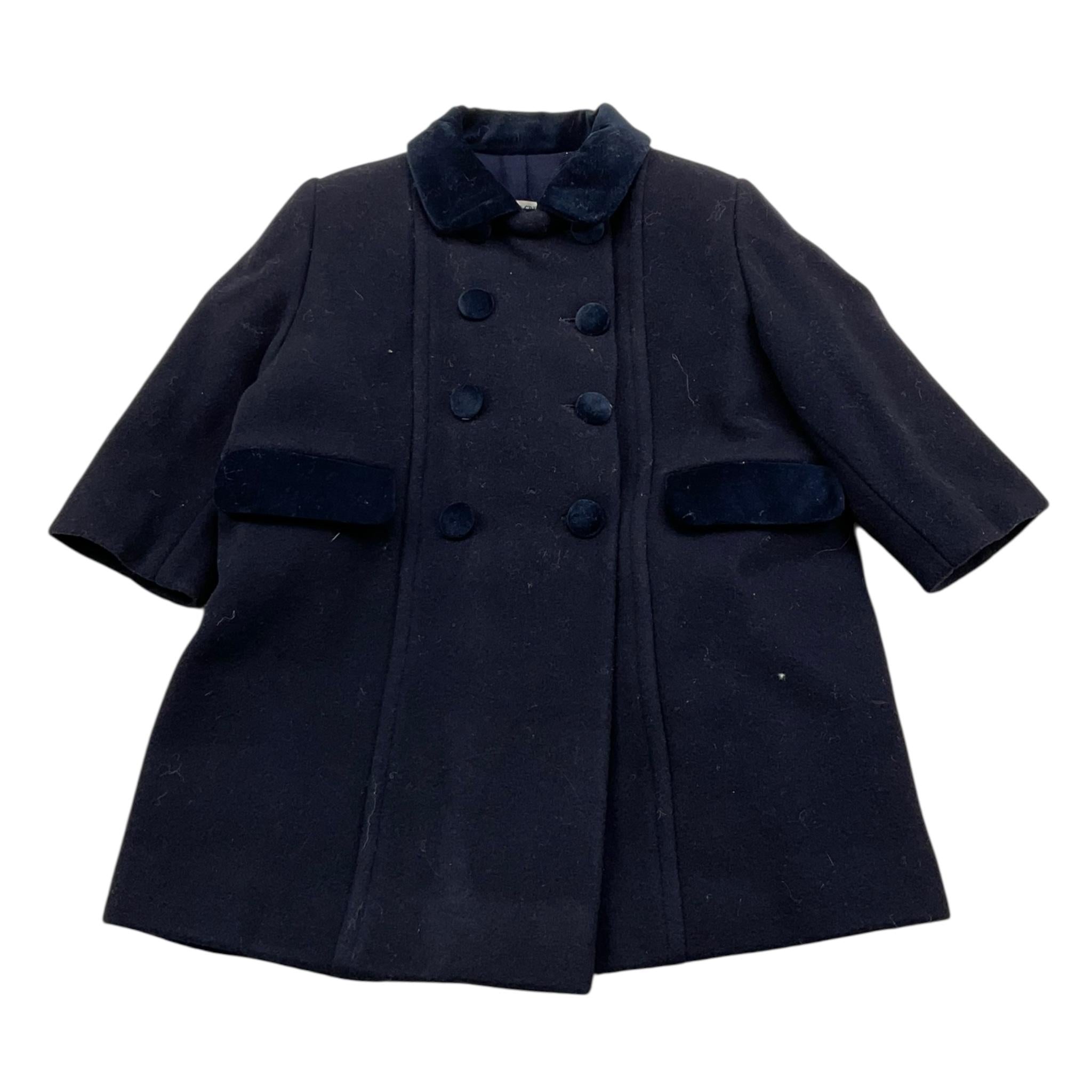 PAIO CRIPPA cappotto tinta unita con colletto Blu per Neonata MANTOVA BLU PAIO CRIPPA 