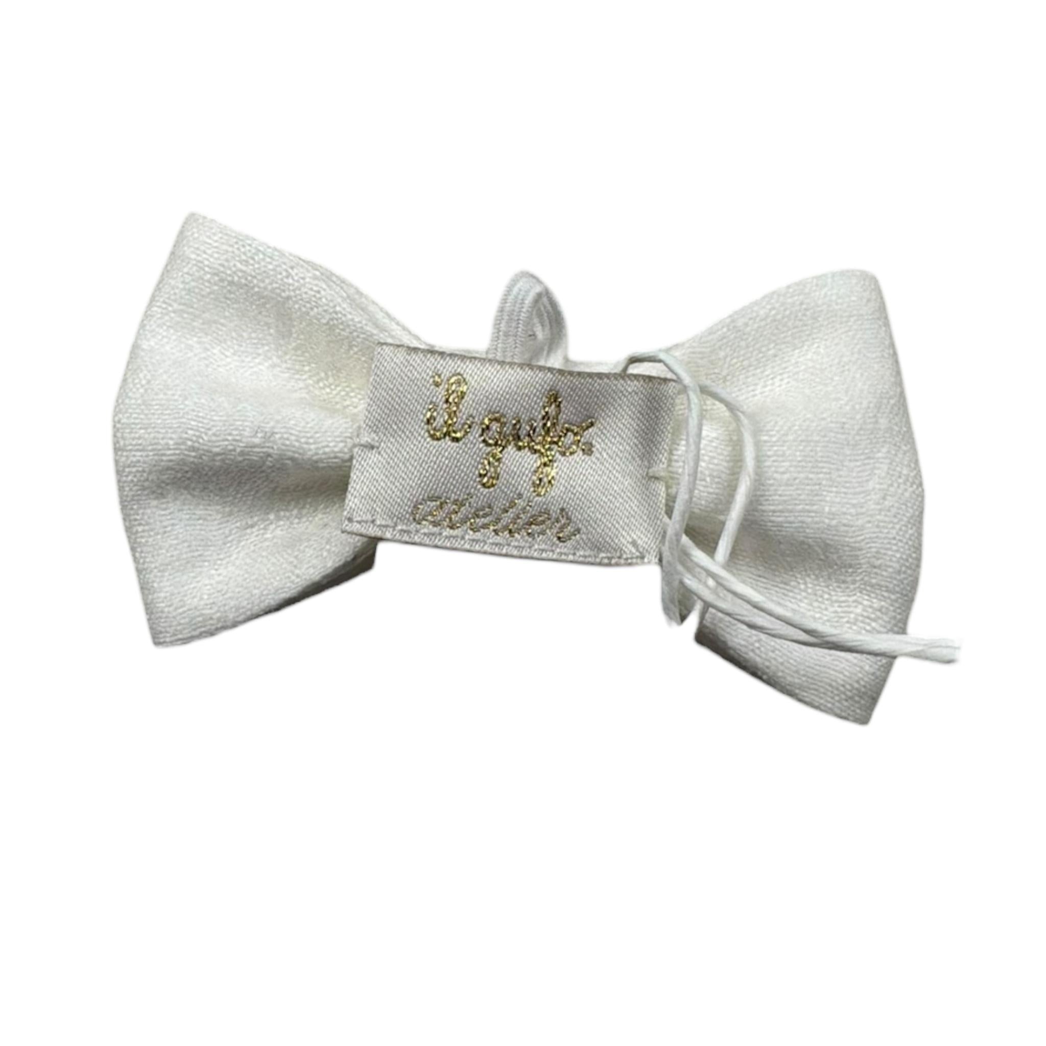 Il Gufo Papillon Tinta Unita per Neonato PATPH228L0014 BIANCO IL GUFO 