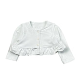 Babyvip Coprispalle Tinta Unita con Bottoni per Bambina T7852J BIANCO BABYVIP 