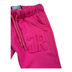 John Richmond Pantalone Tuta Tinta Unita con Logo per Neonata RIP26033PAA FUXIA JOHN RICHMOND 