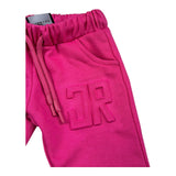 John Richmond Pantalone Tuta Tinta Unita con Logo per Neonata RIP26033PAA FUXIA JOHN RICHMOND 