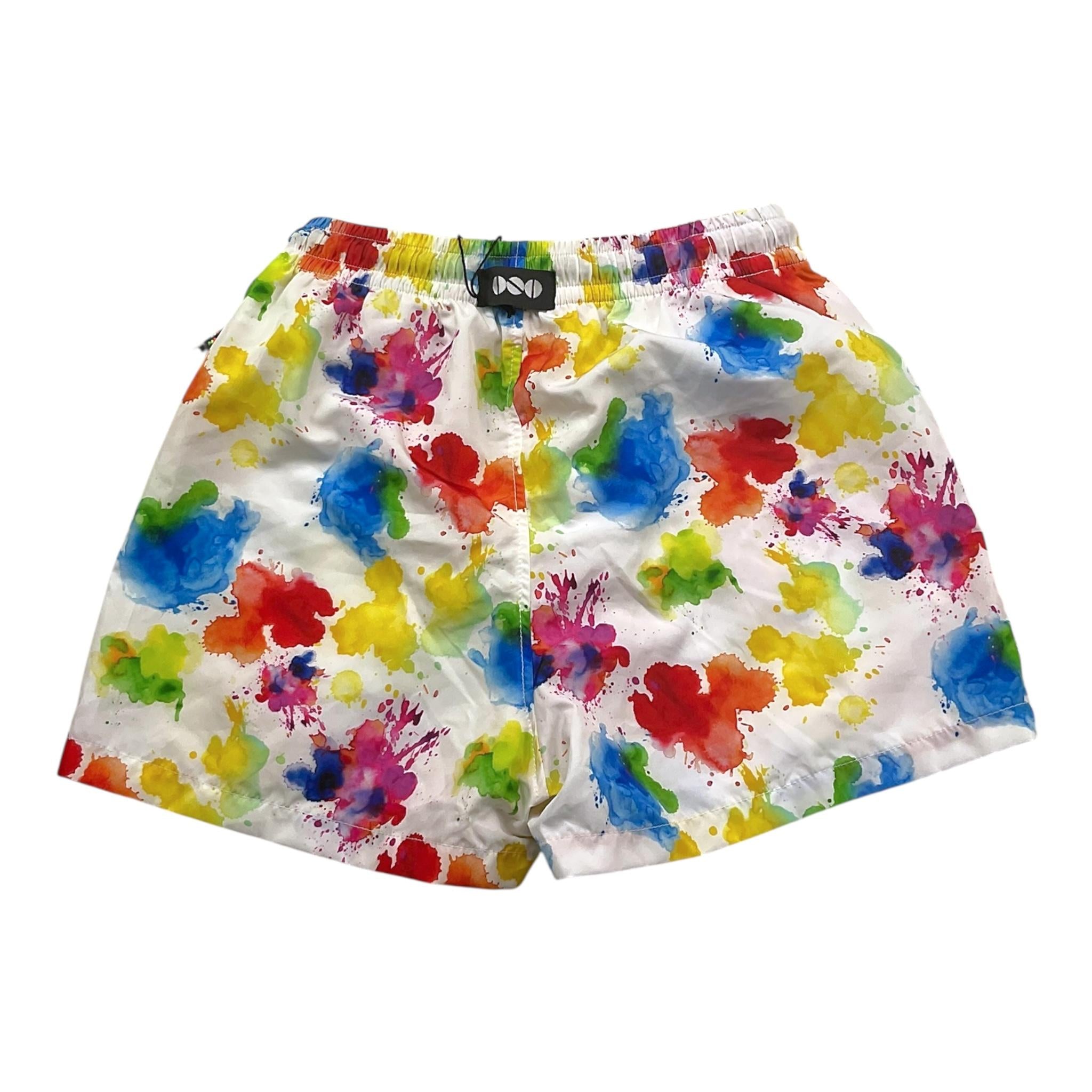 Nosbeachwear Costume Modello Boxer Tinta Unita con Stampa per Bambino P23BOXER BIANCO NOSBEACHWEAR 