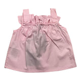 Fun & Fun Top Tinta Unita Giromanica Rosa Per Neonata
