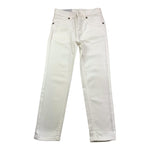 Dondup Pantalone Tinta Unita con Girovita Regolabile per Bambino DMPA262C BIANCO DONDUP 