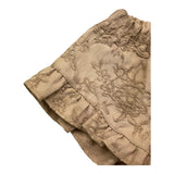 Caffe' D'Orzo Short Tinta Unita con Ricami per Bambina ZW6A29 BEIGE CAFFE' D'ORZO 