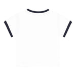 Boss T-Shirt Girocollo Tinta Unita con Logo per Neonato J52104 BIANCO BOSS 