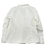 Ermanno Scervino Giacca Tinta Unita Doppiopetto con Ricami per Bambina SFGC008 BIANCO ERMANNO SCERVINO 