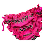 F**K Costume Modello Slip Tinta Ujnita con Fantasia  per Bambina FJ240043X05 FUXIA F**K 
