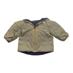 K-WAY giubbino reversibile con zip e cappuccio bicolore Verde/blu per Neonato K7132PWXX VERDE/BLU K-WAY 