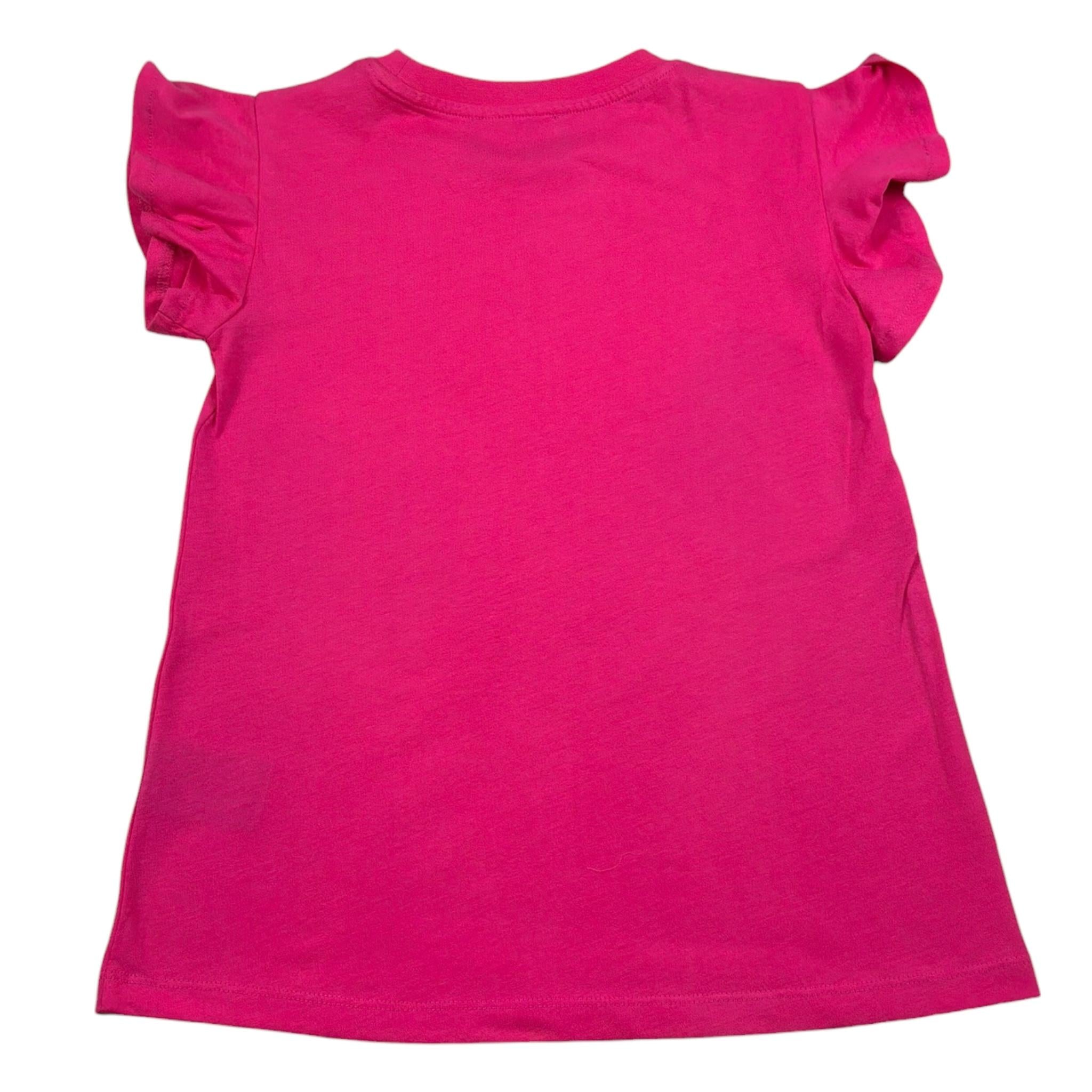 John Richmond T-Shirt Girocollo Tinta Unita con Logo per Bambina RGP26024TS FUXIA JOHN RICHMOND 