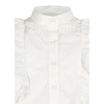 Marc Ellis Camicia Tinta Unita con Balze per Bambina JMJSH16684 BIANCO MARC ELLIS 