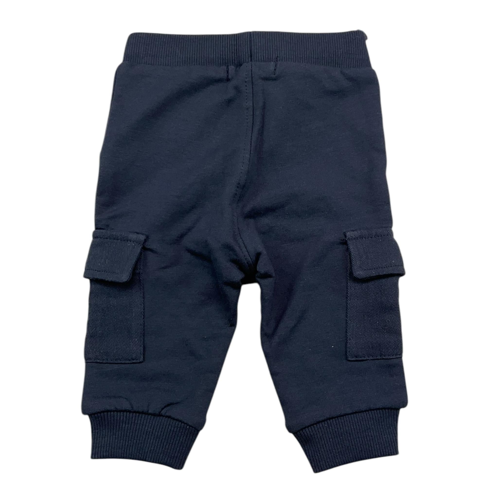 NAME.IT pantalone tuta tinta unita con tasconi Blu per Neonato 13236289 BLU NAME.IT 
