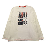 GUESS shirt girocollo tinta unita cn stampe Bianco per Bambino L2BI11I32Z11 BIANCO GUESS 