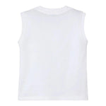 Mayoral Canotta Girocollo Tinta Unita con Stampa per Bambino 30533 BIANCO MAYORAL 