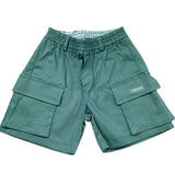 Monnalisa Bermuda Tinta Unita con Elastico In Vita per Bambino 28E402 VERDE MONNALISA 