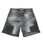 Cianotic Bermuda In Denim Tinta Unita con Strappi per Bambino 20165 NERO CIANOTIC 