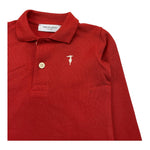 TRUSSARDI polo manica lunga tinta unita Rosso per Neonato TIA25022 ROSSO TRUSSARDI 