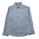 Trussardi Camicia Manica Lunga Tinta Unita per Bambino TBP26136CA AZZURRO TRUSSARDI 