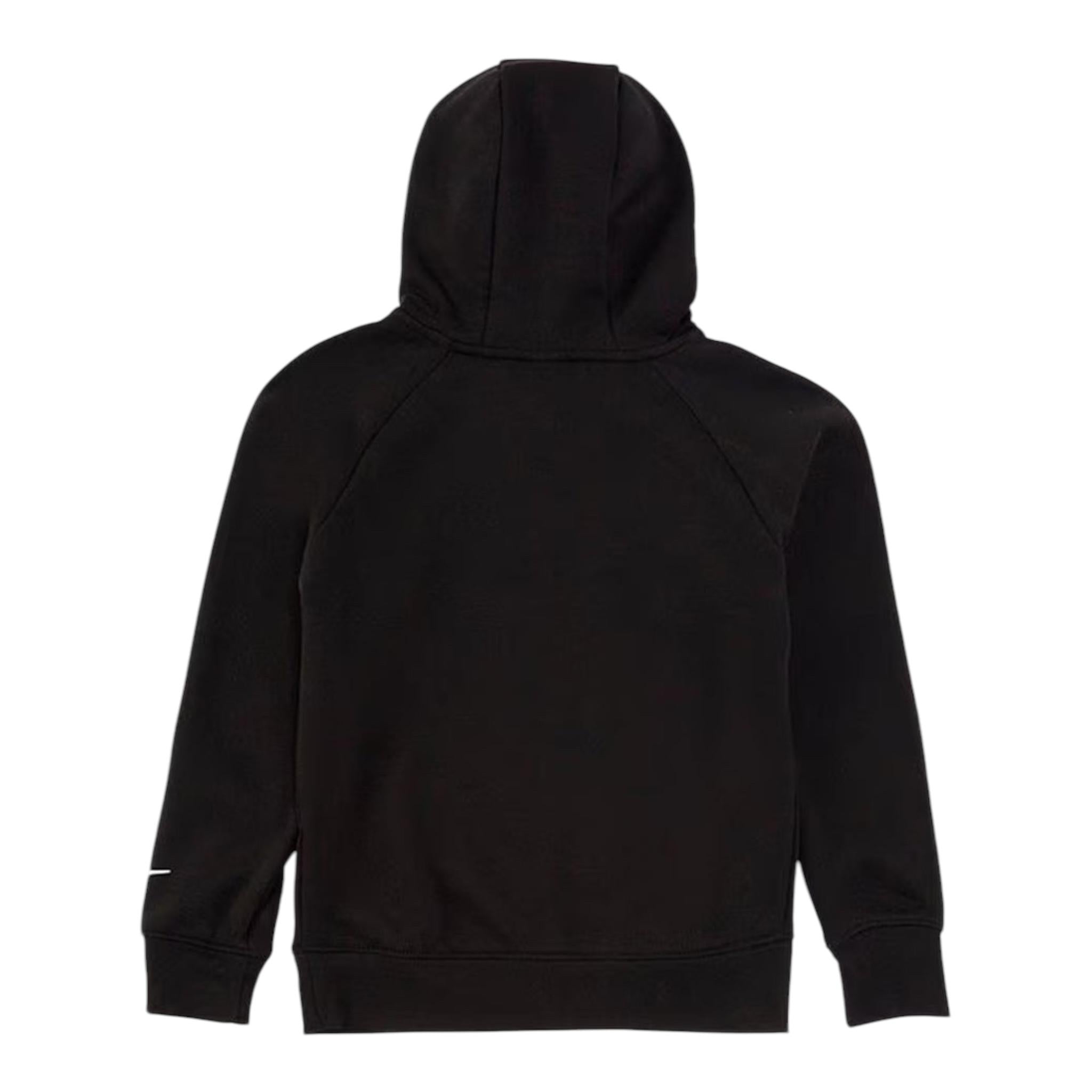 NIKE felpa tinta unita con cappuccio e stampa Nero per Bambino 9Q0870 NERO NIKE 