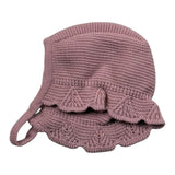 Mac Ilusio'N Cappello Tinta Unita con Ricami per Neonata G029 MAGENTA MAC ILUSIO'N 