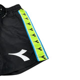 Diadora Bermuda tinta unita con Profili Logati Nero per Bambino 022297 NERO DIADORA 