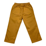 Il Gufo Pantalone Tinta Unita Con Elastico In Vita Senape Per Neonato