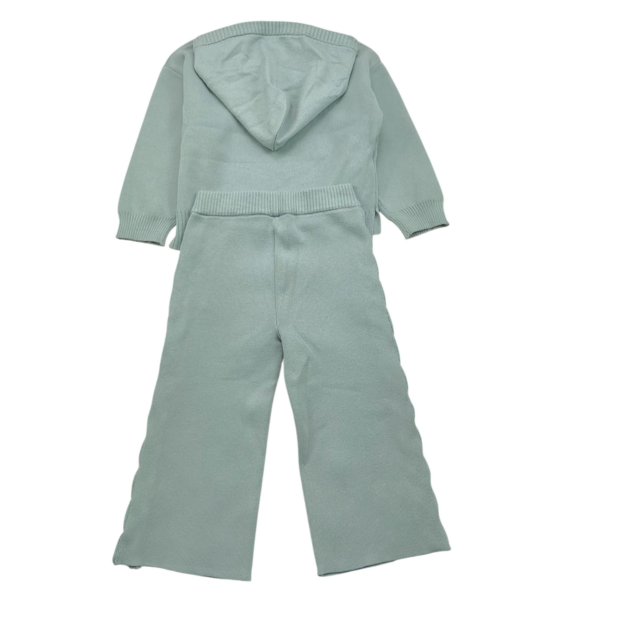 MAYORAL completo 2 pezzi felpa-pantalone tinta unita Verde acqua per Neonata 4552X VERDE ACQUA MAYORAL 